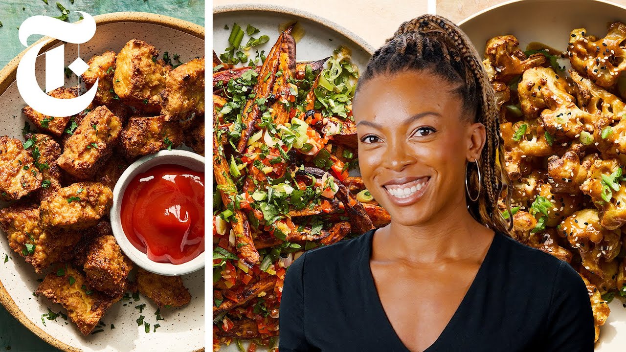 3 Vegan Air Fryer Recipes You Can Make in Under an Hour Jenné Claiborne NYT Cooking